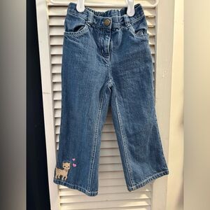 Gymboree Girl Jeans with Cat Detail
